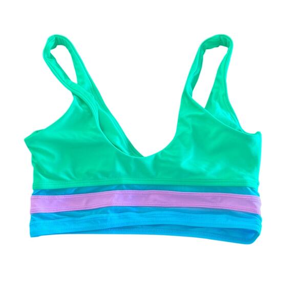 NOBO No Boundaries Colorful Bikini Top junior Size Medium 7/9 - Picture 4 of 6